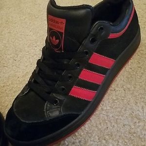 Black and Red Adidias 'Americana'
